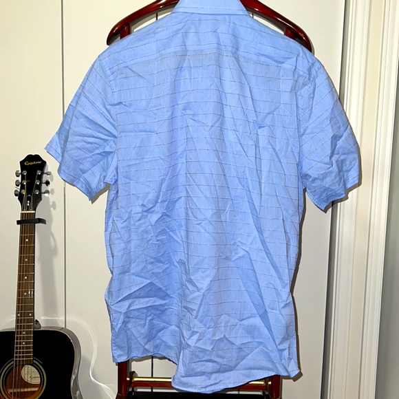 Murano Men’s 100% Cotton Lightweight Casual Button Down Short Sleeve Shirt Sz XL - Picture 3 of 3